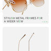 Oversized Square Sunglasses Women Rhinestone Butterfly Frame Sun Glasses 2025 Luxury Brand UV400 Protection Eyewear For Ladies