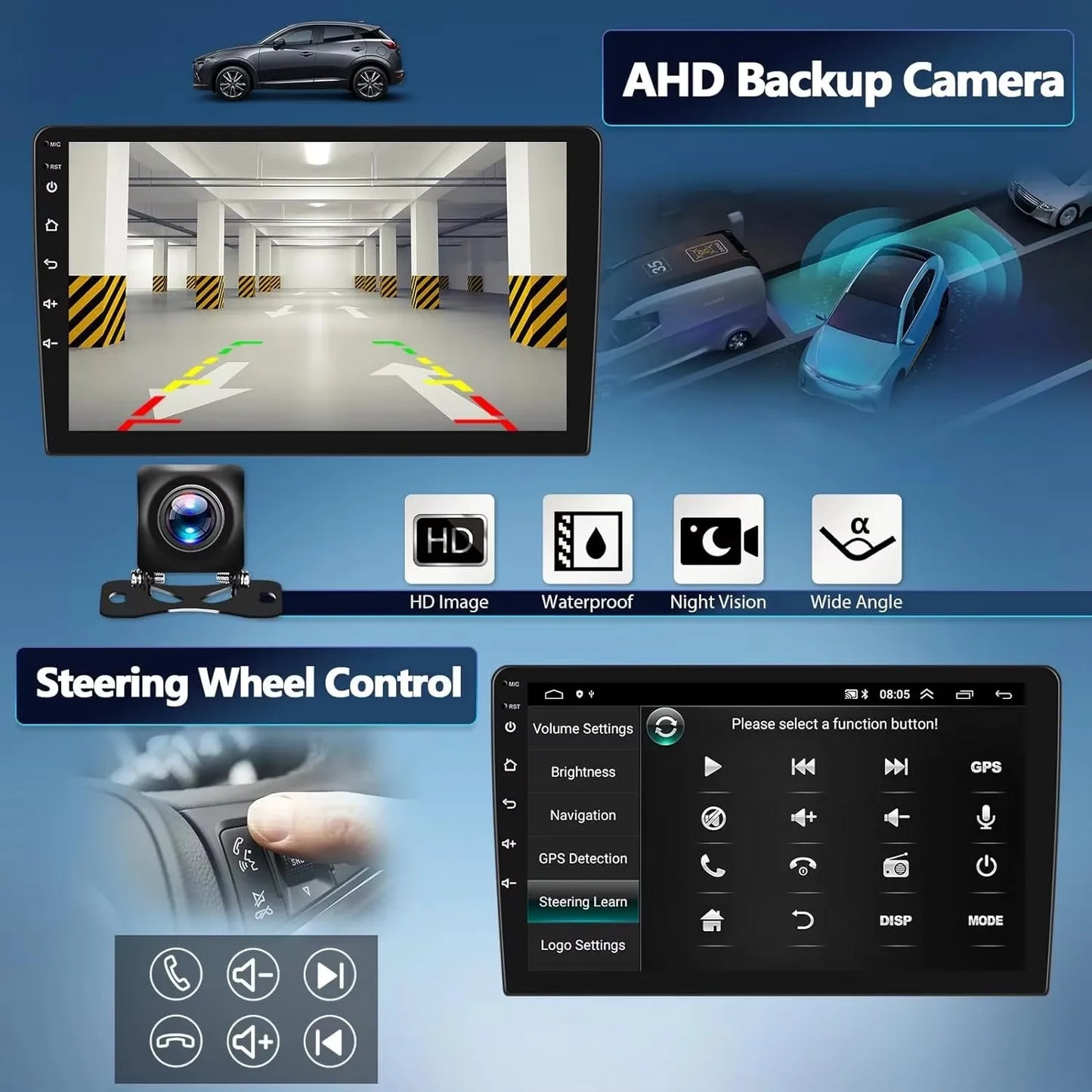 Android 14 Carplay Auto Car Radio for Hyundai H1 Grand Starex 2007 2008 2009 2010 2011-2015 Multimedia Video Player GPS Stereo