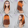4/30/4 Color Human Hair Bob Wig Straight 13x4 Lace Front Human Hair Wigs Brazilian Wig Short Human Hair Bob Wigs Ombre Wig