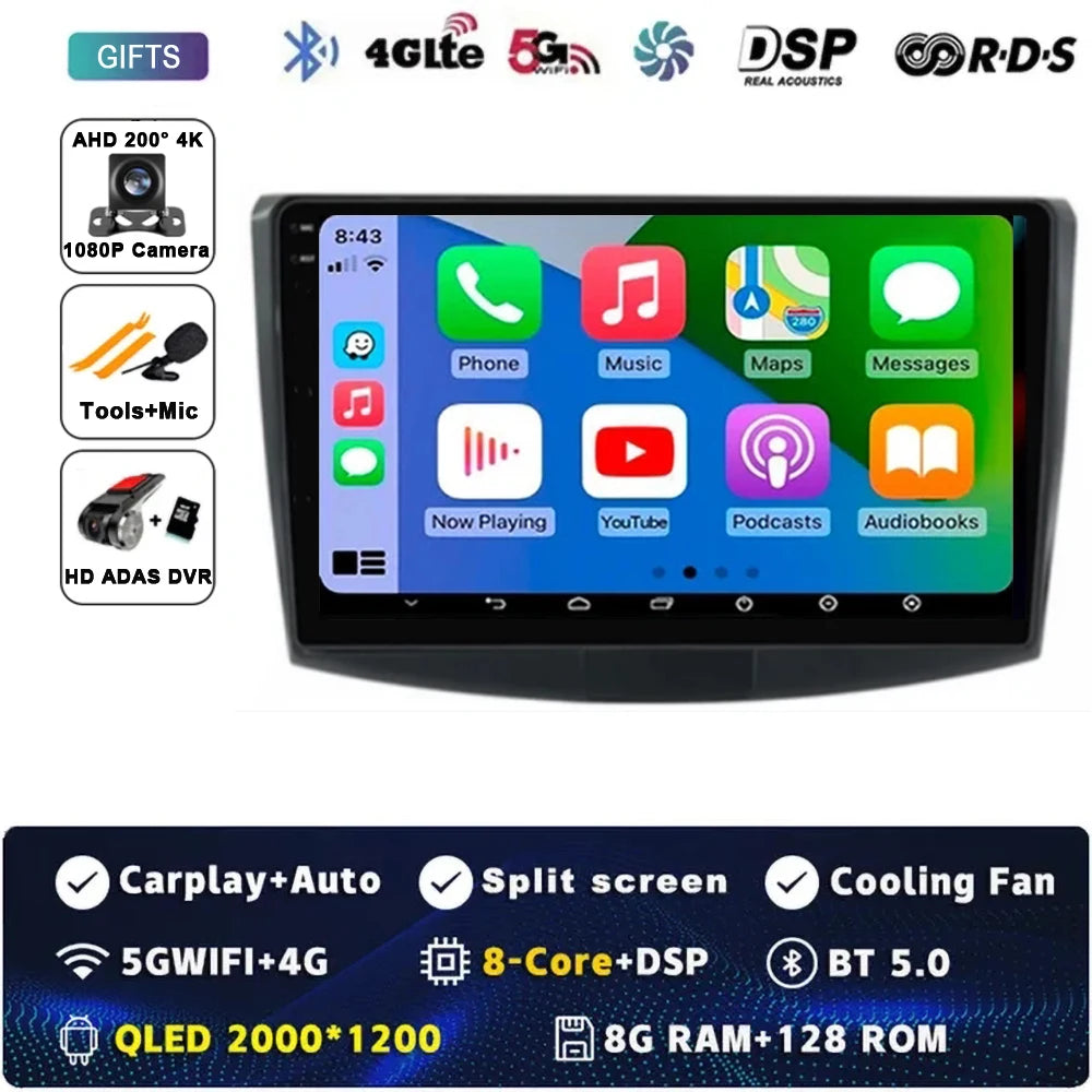 Android 14 For Volkswagen VW Passat B6 B7 CC 2007-2016 Carplay Radio Multimedia Player Auto Car Radio WIFI 4G GPS DSP48EQ 2din