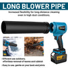 Gisam 300000RPM Brushless Electric Turbo Blowers Jet Fan 400M/S Handheld Leaf Blower Dust Blowing Tool for Makita 18V Battery