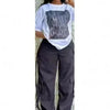2 Piece Women Set Dashiki African Clothes Summer Autumn New Fashion Short Sleeve Top And Pants Suit Party Lady Matching Sets