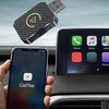 Wireless Carplay Android Auto Adapter Plug&Play USB Car Dongle BT 2 in 1 Mini Box for OEM Wired CarPlay/Andriod Auto Cars