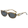 New Small Frame Cat Eye Sunglasses Women Personality Hollow Triangle Sun Glasses Men Trendy Retro Oval Gafas De Sol Mujer