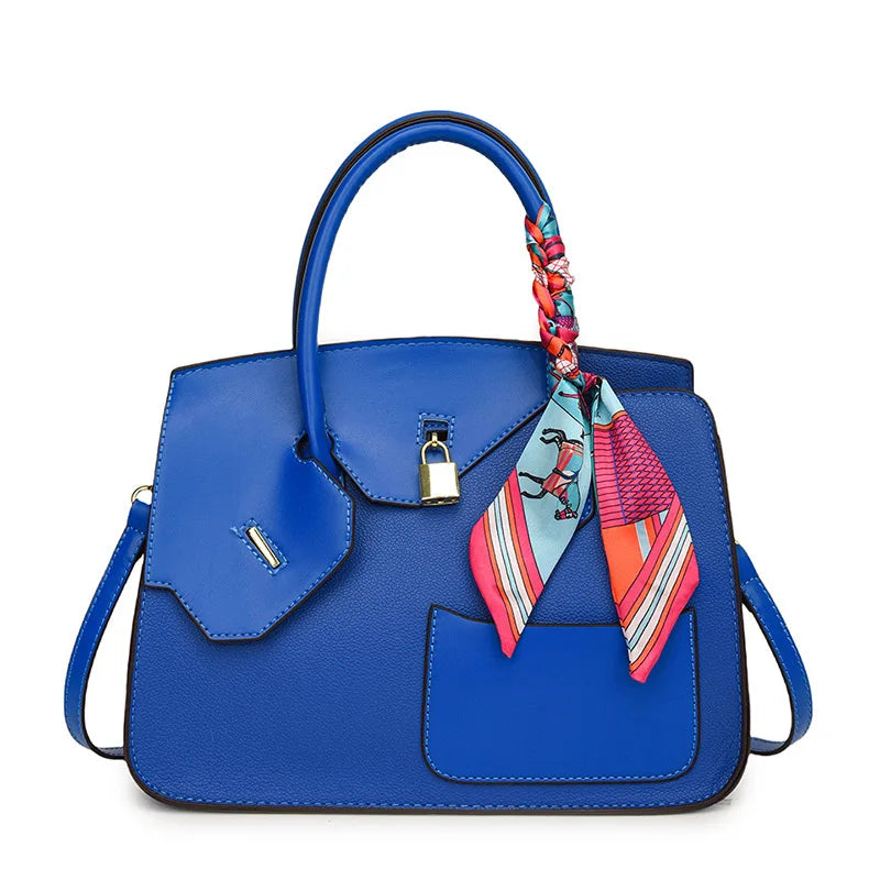 New Birkin Bag Handbag Lychee Grain Large Capacity Advanced Sense Kelly Bag Single Shoulder Crossbody Bag for Women