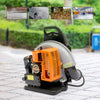 65CC 2 Stroke Petrol Backpack Leaf Air-cooled Blower Commercial Garden Yard Tool 2.7 kw 6800r/min