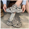 Women's Chunky Sneakers  Breathable Mesh Platform Sports Shoes Woman Fashion Lace Up Thick Sole Casual  Mujer 2024