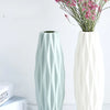 1Pc Diamond Plastic Vase Imitation Ceramic Flower Pot Thick And Durable Suitable For Living Room Bedroom Home Holiday Decoration