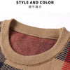 High Quality Luxury Men's Knitted Pullover Autumn Winter O-Neck Striped Wool Sweater British Casual Fashion Versatile Knitwear
