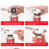 Portable Metal Flame Gun Butane Gas Welding-Burner Welding Gas Burner Flame Gas Torch Flame Gun Blow for BBQ Camping Cooking