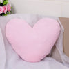 Faux Rabbit Fur Heart Pillow Decorative Pillows Plush Love Heart Shaped Fluffy Throw Pillow Cushion Valentine's Day Gifts 12/17"