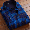 High Quality Men's Clothing 2024 Men Long Sleeve Thick Warm Shirt Tops Fashion Men Print Handsome Versatile Shirts Formal Shirts