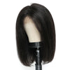 Brazilian Human Hair Wig Remy Bone Straight Hair Bob Wigs Full Machine Made Wig for Women 8-16 Inches Swiss Lace Bob Wigs 150%