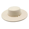 French Style 10CM Wide Brim Derby Top Hat Socialite Wind Hepburn Wind Wool Felt Fedoras Hat Elegant Wedding Dress Hat