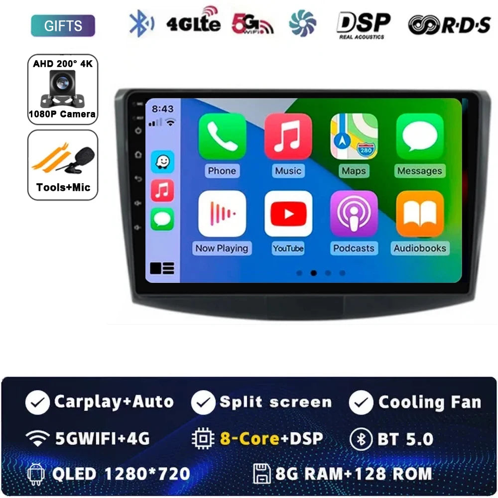 Android 14 For Volkswagen VW Passat B6 B7 CC 2007-2016 Carplay Radio Multimedia Player Auto Car Radio WIFI 4G GPS DSP48EQ 2din