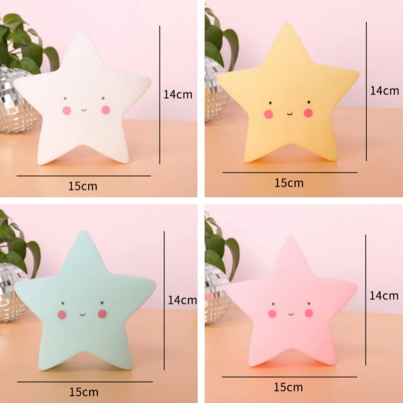 Led Night Light Baby Room Decoration Bed Stars Moon Clouds Toy Bedroom Decoration Modeling Light Baby Children's Toy Gift