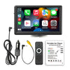 7" Screen Car Monitor Radio Wireless Carplay Android-Auto Bluetooth FM Transmitter Touch Screen Multimedia Video Player B500W