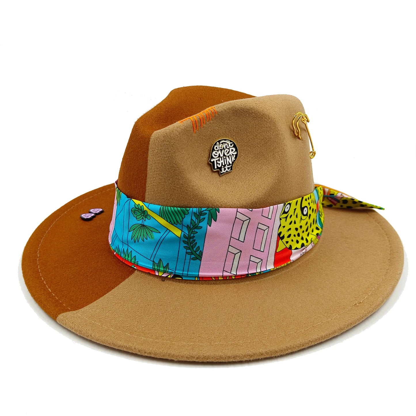 Fedora hat nubuck leather elastic webbing concave top wide brim hat for men and women autumn and winter hat  sombrero hombre