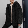Winter New Men's Solid Color Faux Fur Long-Sleeved Jacket Korean Retro Fashion Trend Street Casual Loose Simple Niche Men's Top