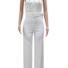 Sexy vintage rhinestone bodycon jumpsuit women 2025 summer Pants jumpsuits body birthday party club outfits bodysuit overalls HL