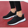 Women Casual Shoes Breathable Walking Mesh Lace Up Flat Shoes Sneakers Women Tenis Feminino Pink Black White