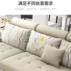 MINGDIBAO Fabric Sofa Set Furniture Living Room Sofa Set with USB and Stools / Big U Shape Cloth Couch Sofas for Home Furniture