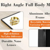 JHK 64"x21" Full Body Wall Mirror Standing Hanging or Leaning Wall-Mounted Mirrors with Stand Aluminum Alloy Frame Living Room