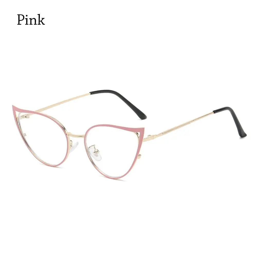 2025 New Cat Eye Anti Blue Light Glasses Women Men Vintage Brand Designer Optical Retro Ins Computer Eyeglasses Clear Spectacle