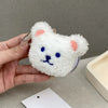 Korea 3D Cute Warm Plush Bear For Magsafe Magnetic Phone Griptok Grip Tok Stand For iPhone Wireless Charging Holder Bracket Ring