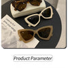New Fashion Cat Eye Sunglasses Female Luxury Brand Designer Sun Glasses for Women Travelling Sun Shades Glasse y2k Gafas De Sol