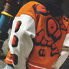 Embroidery Varsity Jacket Men PU Leather Sleeves Oversized Bomber Jackets Women Baseball Coats Streetwear Men Clothing