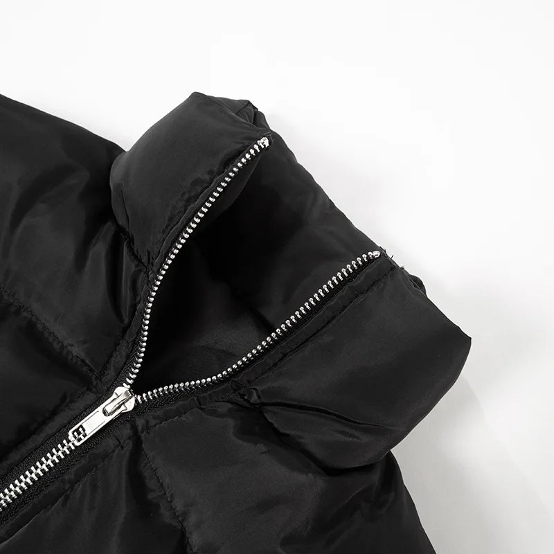 Leosoxs Fashion Women Long Sleeve Zipper Fly Turn-down Collar Parkas Patchwork Jumpsuit 2024 INS Playsuit One Piece Suit Romper