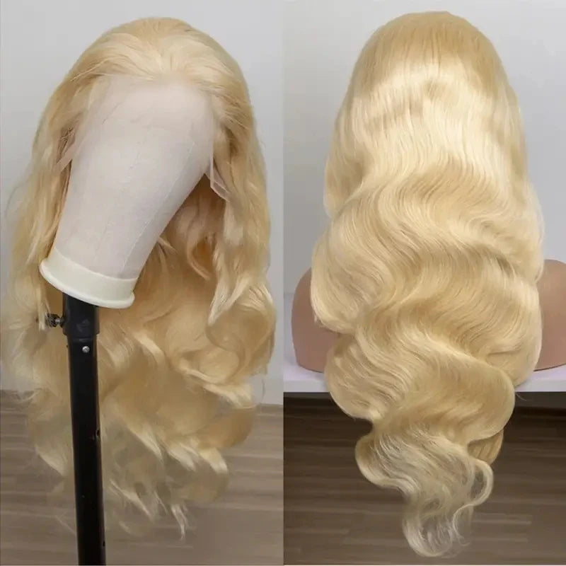 613 Blonde Wig Body Wave Wigs Human Hair 13x6 Hd Lace Frontal Wig Transparent Lace 250 Density 13x4 Lace Front Human Hair Wig