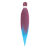 Pre-stretched Braids Synthetic Hair Professional Itch Free Hot Water Setting Fiber 30'' Ombre Yaki Texture Braid Hair Extensions
