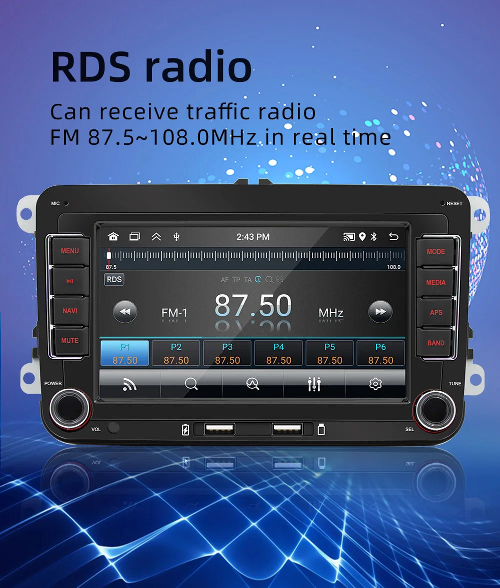 Android 13 Car Radio For VW Volkswagen Golf 5 6 Touran Passat B6 Jetta MK5 MK6 Autoradio Multimedia Player Smart car systems