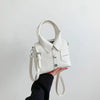 PU Square Compact Shoulder and Crossbody Bags Zipper Unique Design High Quality Hand Bags for Women 2025 Designer Style Bolso