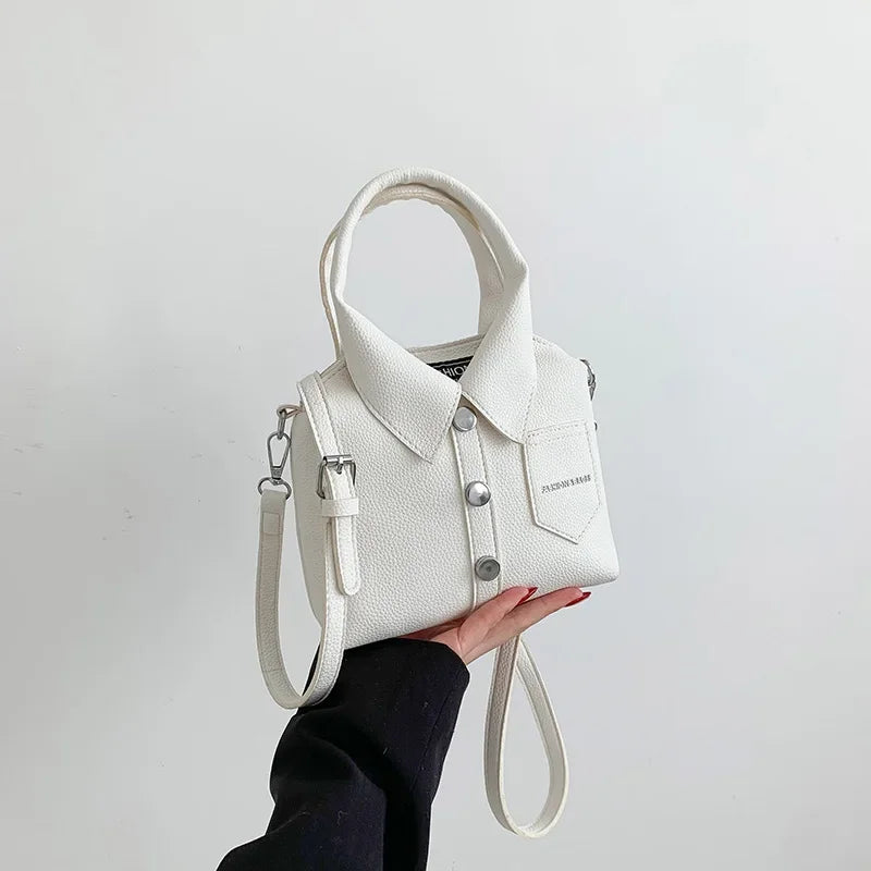 PU Square Compact Shoulder and Crossbody Bags Zipper Unique Design High Quality Hand Bags for Women 2025 Designer Style Bolso