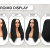 Yaki Straight U Part Wigs for Black Women Kinky Straight U Part Wig Human Hair Short Black Brown U Part Wig Kinky Straight Clip