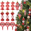 20/10pcs Linen Christmas Bow Decoration Christmas Tree Hanging Ornaments Bowknot For Xmas Wreath New Year 2024 Navidad Gifts Bow