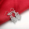925 Sterling Silver elegant Grape beads Bracelet necklace earrings Jewelry set for women Fashion Party wedding accessories Gifts