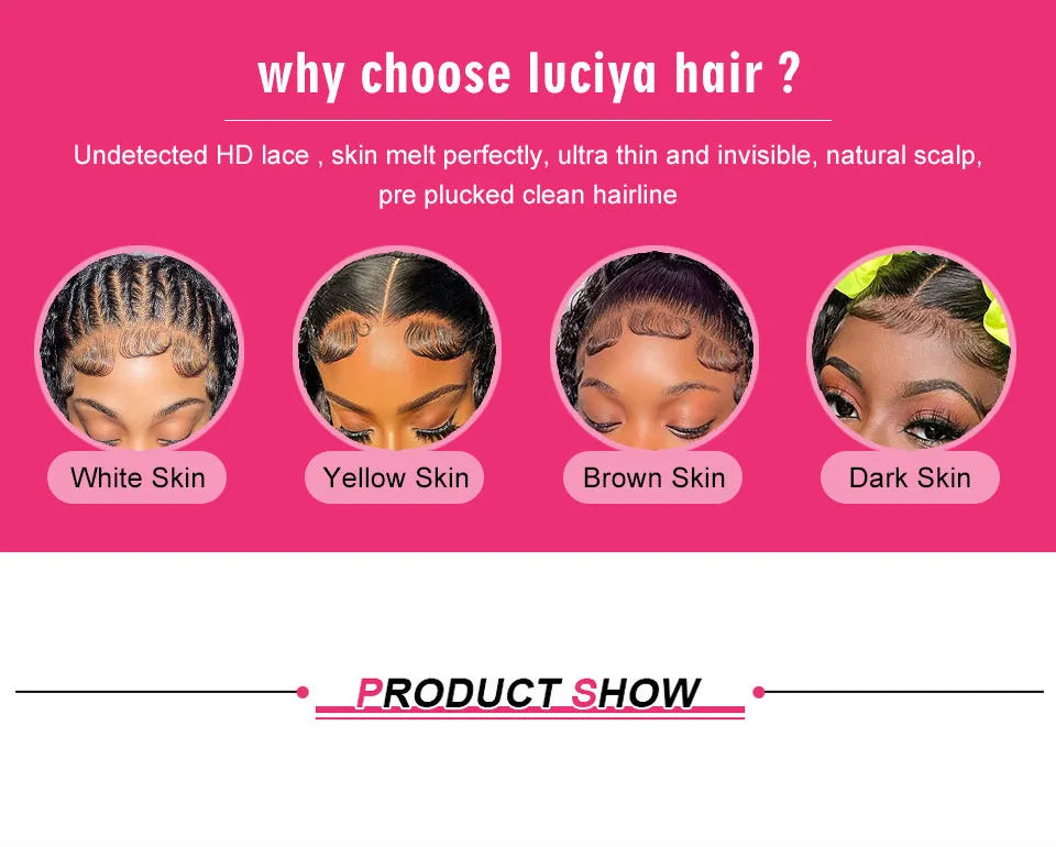 Glueless Pre Braided Wigs Deep Wave HD 13x6 Lace Frontal Wig Pre Everything Curly 13x4 HD Lace Front Human Hair Wigs Ready To Go