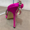Luxury Crystal Sequined Women Pumps Elegant Thin High heels Spring Summer Fashion Chains Party Shoes Sexy Wedding Bridal Shoes