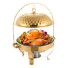 Chafing Dish Buffet Set Stainless Steel Hanging Lid Dining Stove Buffet Servers and Warmers Set Warming Tray
