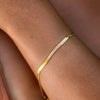 eManco Stainless Steel Adjustable Classic Snake Chain Bracelet Women's Gold Plated Jewelry Wholesale