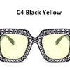 Glitter Women Sunglasses Brand Design Flash Square Shades Mirror Female Sun Glasses Bezel Bling Rhinestones