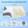 1 Stück Memory Foam Nackenstützkissen, 2-in-1 Ergonomisches Konturkissen für Nackenschmerzen, Konturierte Stützkissen, Nackenkissen