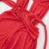 Joskaa Sexy Hollow Bandage Irregular Jumpsuit Women Summer Sleeveless Backless Ribbon Skinny Rompers 2025 Midnight Clubwear