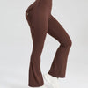 Women Flare Pocket Leggings High Waist Sport Yoga Pants Quick Dry Breathable Leggings Outfit Fitness Gym Clothes Sportwear Pant
