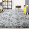 Fluffy Bedroom Rug Carpet Shaggy Fuzzy Rugs for Bedroom Thick Black Area Rugs for Living Room Rugs  for Girls Boys