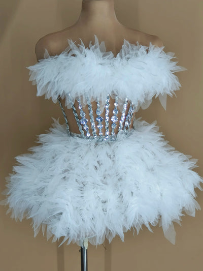 Ensemble haut et jupe sexy en dentelle, robe rose tendance, fête d'anniversaire, club dragqueen 303, performance  Y001